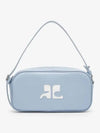 Reedition Baguette Leather Shoulder Bag Blue - COURREGES - BALAAN 2