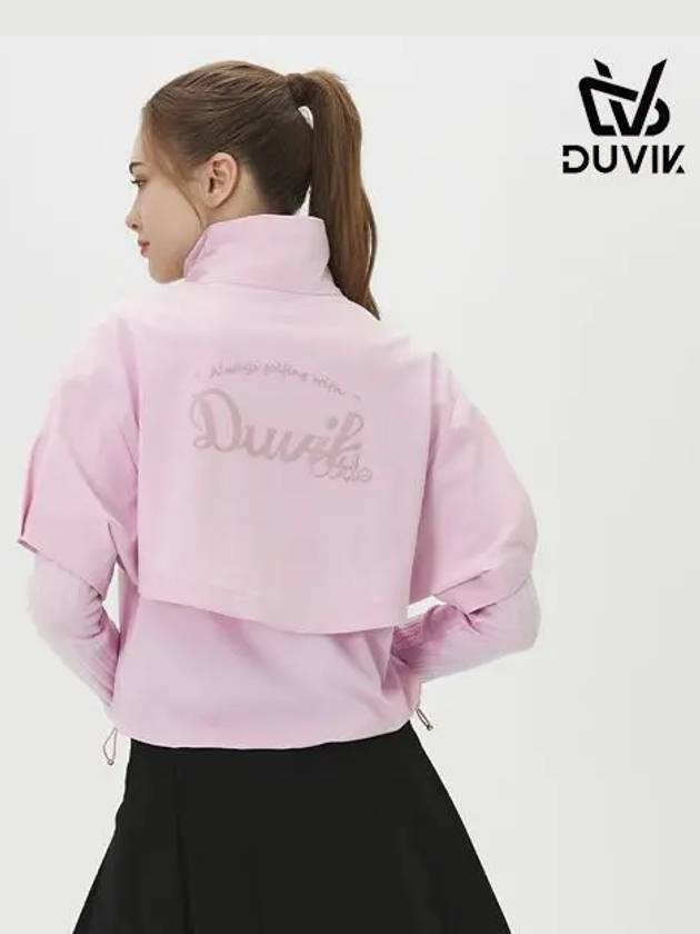 Women s puff sleeve short windbreaker DE3WWB561LP - DUVIK - BALAAN 1