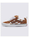 Knu Skool Mega Check Low Top Sneakers Brown - VANS - BALAAN 2