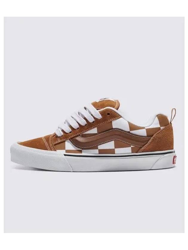 Knu Skool Mega Check Low Top Sneakers Brown - VANS - BALAAN 2