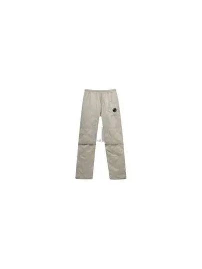 Diagonal Raised Fleece Mixed Quilted Track Pants Beige - CP COMPANY - BALAAN 2