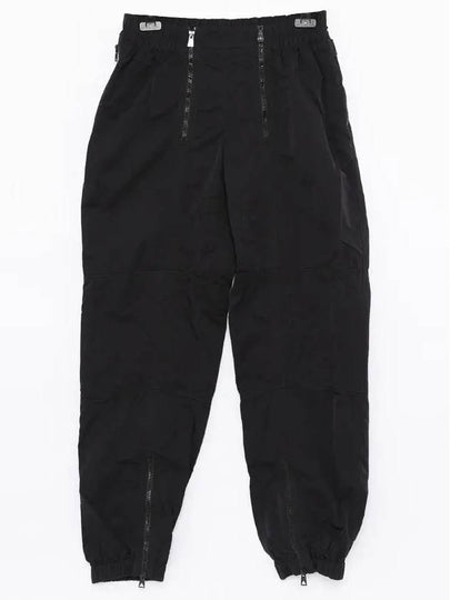 Zipper Detail Nylon Track Pants Black - BOTTEGA VENETA - BALAAN 2