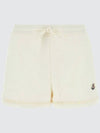 Logo patch cotton shorts - MONCLER - BALAAN 1