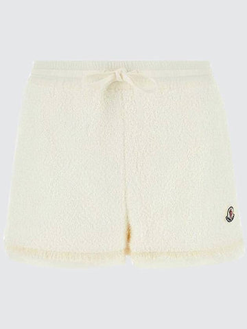 Logo patch cotton shorts - MONCLER - BALAAN 1