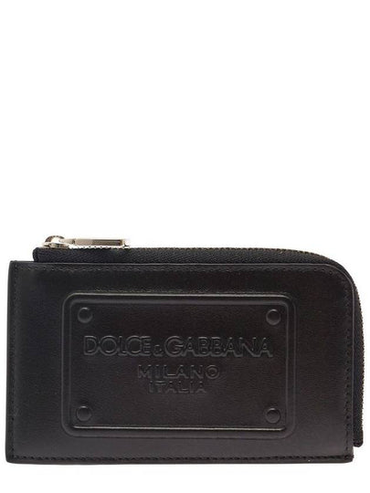 Card Holder WITH Embossed Plaque BP3274AG218 80999 NERO B0170467280 - DOLCE&GABBANA - BALAAN 2