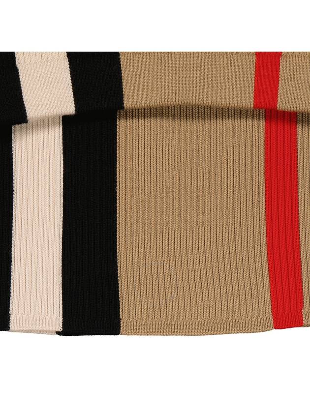 Burberry Girls Archive Beige Icon-Stripe Knitted Skirt, Size 6 - BURBERRY - BALAAN 3