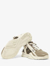 Flow FF Logo Low Top Sneakers Beige - FENDI - BALAAN 2