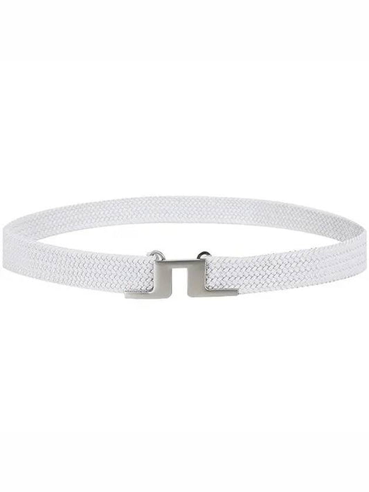 Women's Lykke Braided Belt White - J.LINDEBERG - BALAAN 2