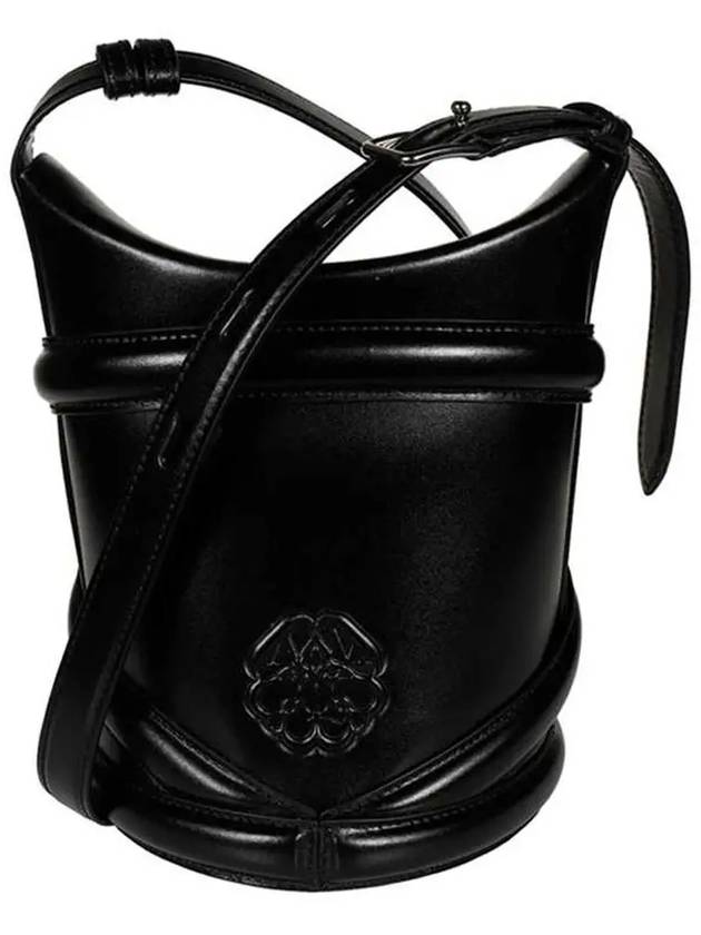 The Curve Bucket Bag Black - ALEXANDER MCQUEEN - BALAAN 4