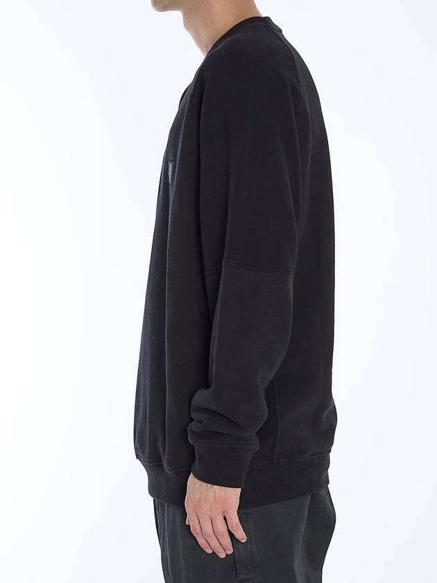 Compass Patch Knit Top Black - STONE ISLAND - BALAAN 4