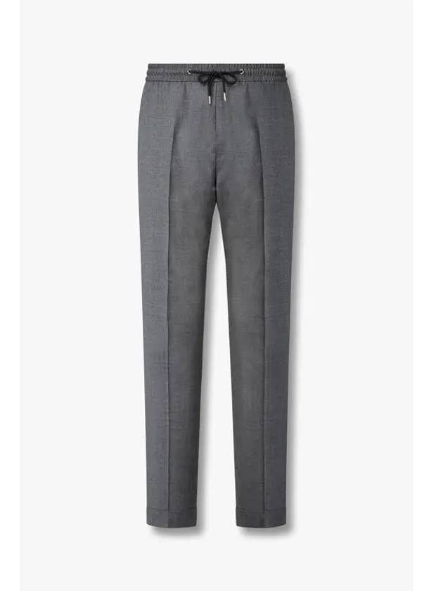 Slim fit drawstring pants charcoal - PAUL SMITH - BALAAN 1