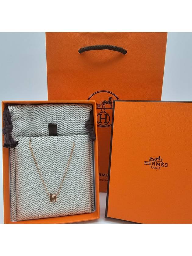 Pop H Mini Necklace New Gold - HERMES - BALAAN 7