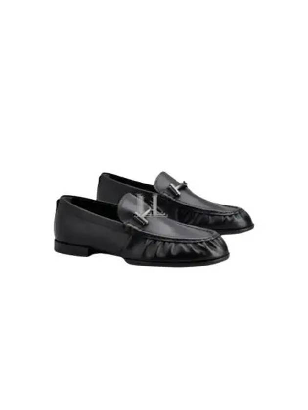 Double T Ring Loafers Black - TOD'S - BALAAN 2