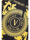 V Emblem Chain Hoodie Black - VERSACE - BALAAN 4