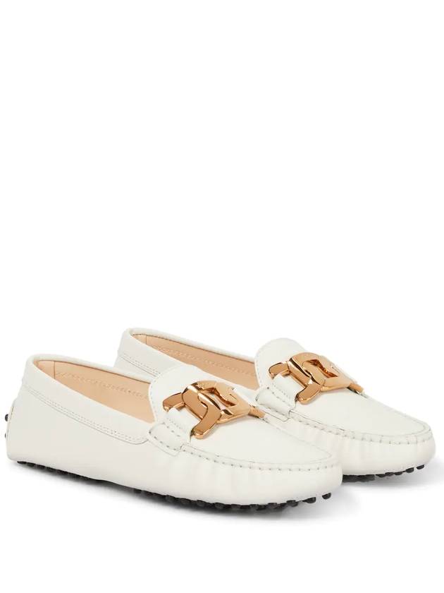 Women's Kate  Gommino Driving Shoes Off White - TOD'S - BALAAN 2