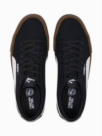 Bari Casual Canvas Low Top Sneakers Black - PUMA - BALAAN 2