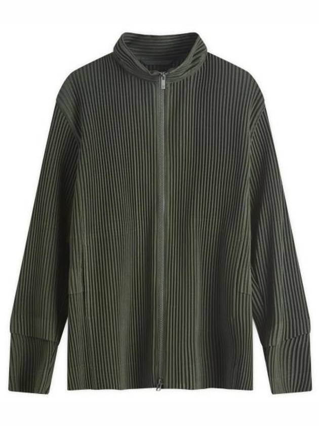 Cargo Zip-Up Jacket Green - ISSEY MIYAKE - BALAAN 2