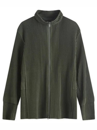 Cargo Zip-Up Jacket Green - ISSEY MIYAKE - BALAAN 2