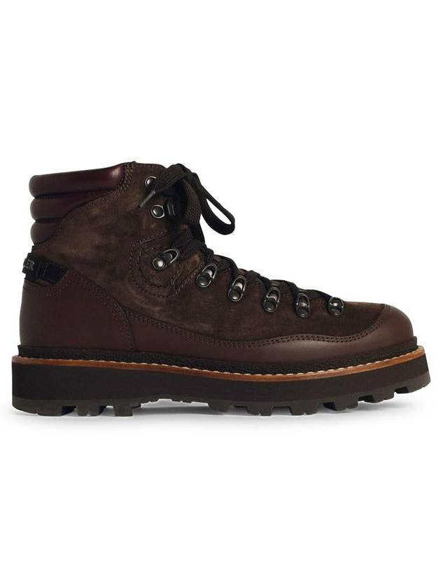 Peka Trek Suede Leather Hiking Walker Boots Brown - MONCLER - BALAAN 2