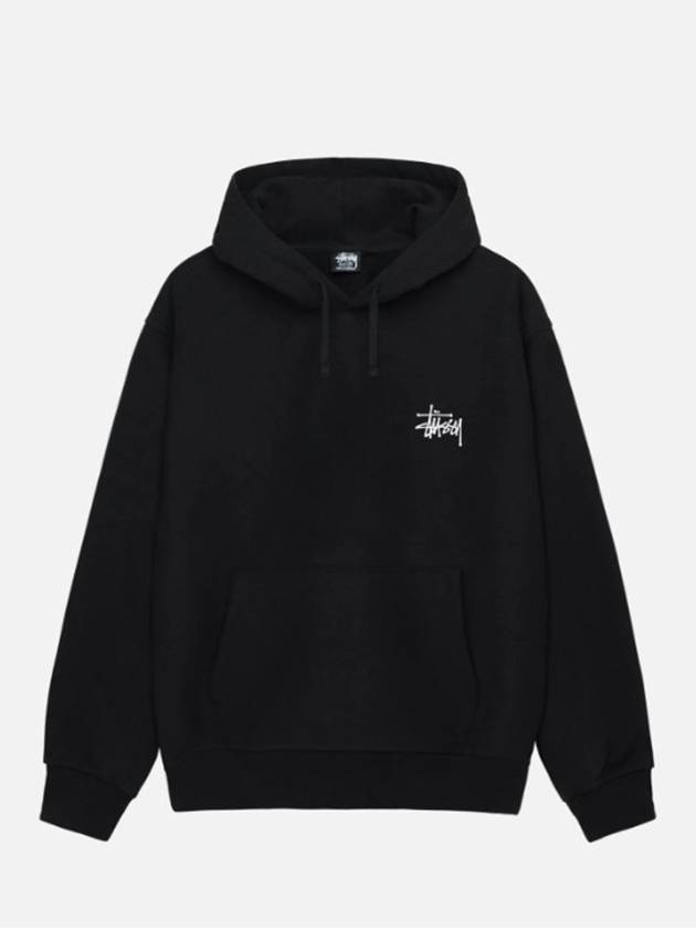 Basic brushed hood black - STUSSY - BALAAN 2