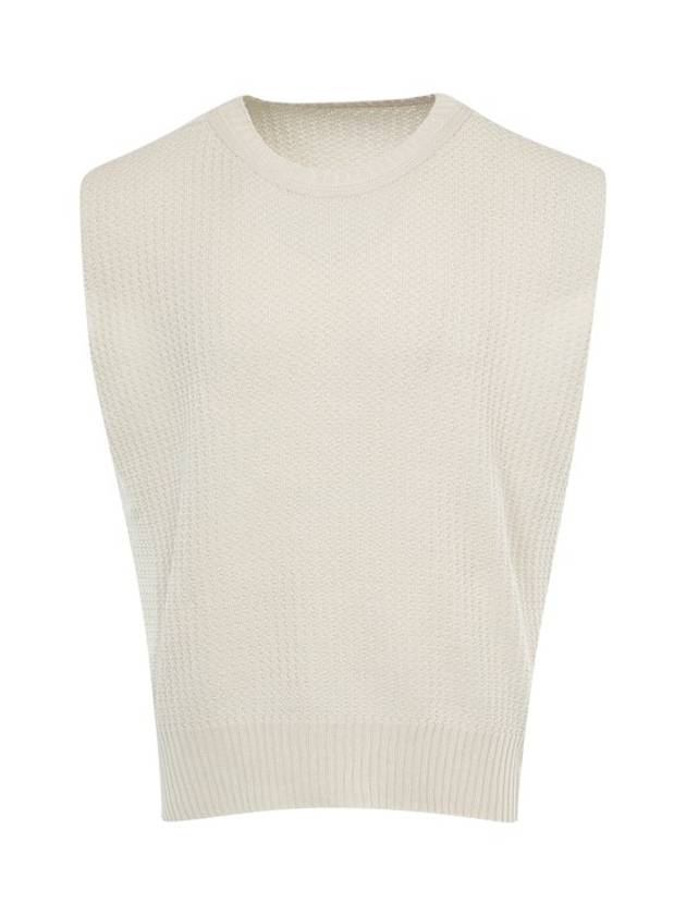 Common Knit Sleeveless White - ISSEY MIYAKE - BALAAN 2