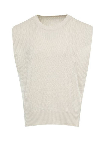 Common Knit Sleeveless White - ISSEY MIYAKE - BALAAN 2