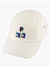 Tyron Embroidered Logo Ball Cap White - ISABEL MARANT - BALAAN 4