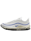 Air Max 97 Low Top Sneakers White Game Royal - NIKE - BALAAN 2