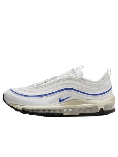 Air Max 97 Low Top Sneakers White Game Royal - NIKE - BALAAN 2