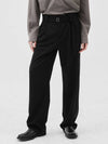 double loop belt slacks black - MUILL - BALAAN 2