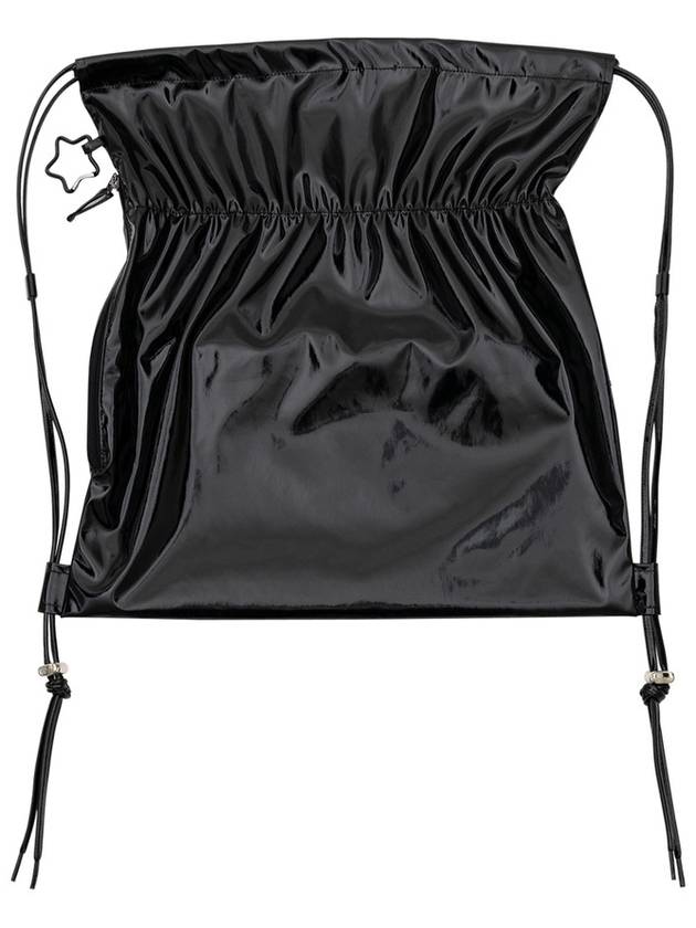 Glossy String Back Pack Black - DON’T ASK MY PLAN - BALAAN 3