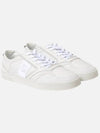 Step Leather Low Top Sneakers White - FENDI - BALAAN 3