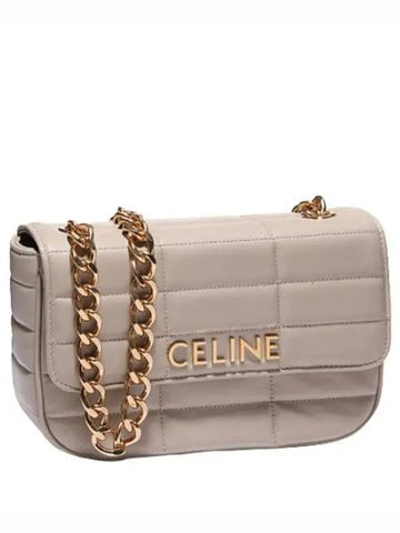 e Monochrome Matelasse Chain Shoulder Bag Women s - CELINE - BALAAN 1