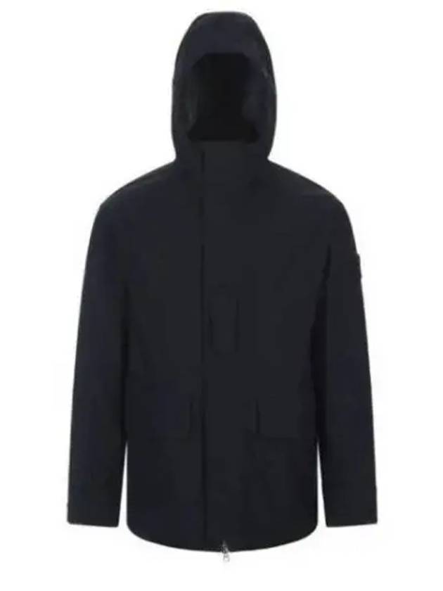 Ghost Piece Nylon Hooded Jacket Navy - STONE ISLAND - BALAAN 2