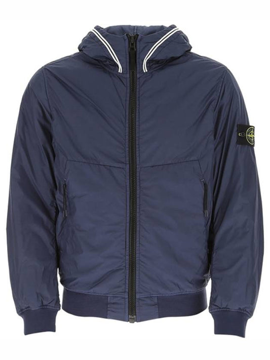 Garment Dyed Crinkle Reps Nylon Primaloft TC Down Jacket Navy - STONE ISLAND - BALAAN 2