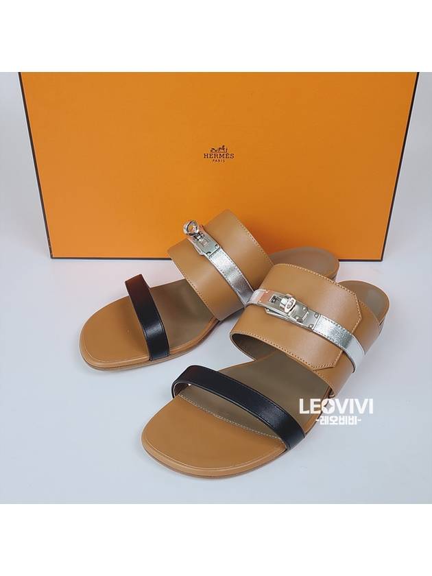 Avenue Sandals Multi Natural H201079Z - HERMES - BALAAN 7