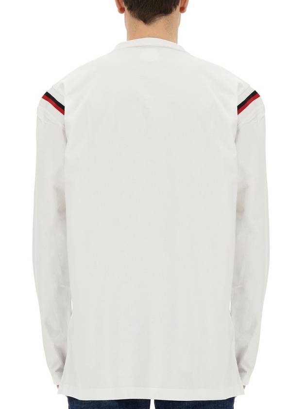 Varsity Fit Long Sleeve T-Shirt White - DSQUARED2 - BALAAN 4