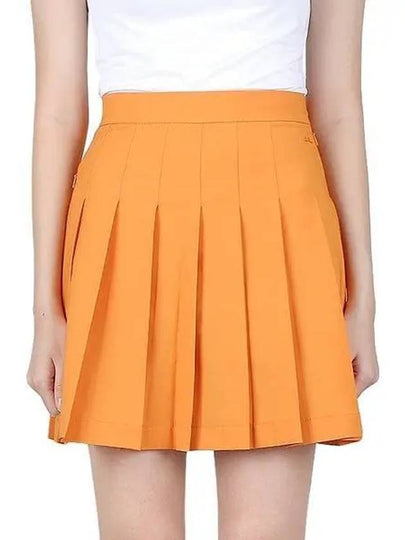 Women's Adina Golf Skirt Orange - J.LINDEBERG - BALAAN 2