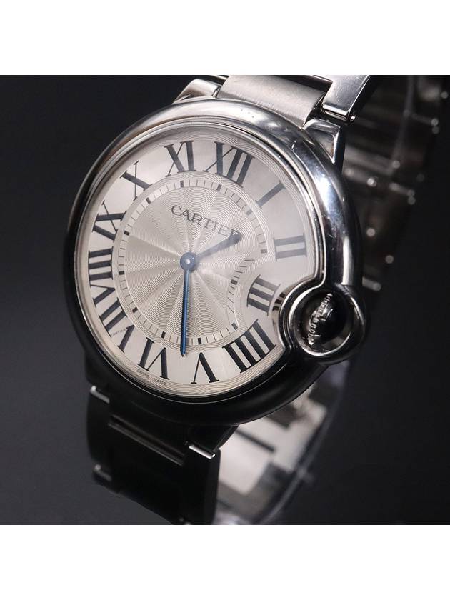 Men s Cartier W6920084 36MM Steel Quartz Ballon Bleu de Watch gt Gangbuk used luxury goods - CARTIER - BALAAN 5