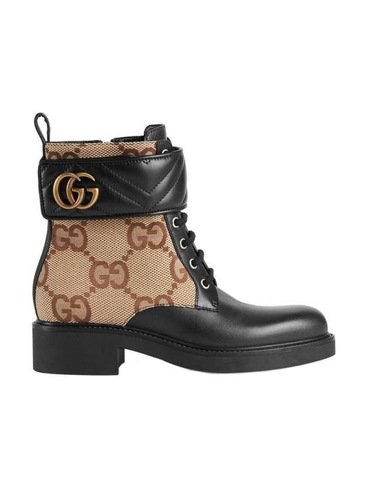 Double G-embellished ankle middle boots - GUCCI - BALAAN 1