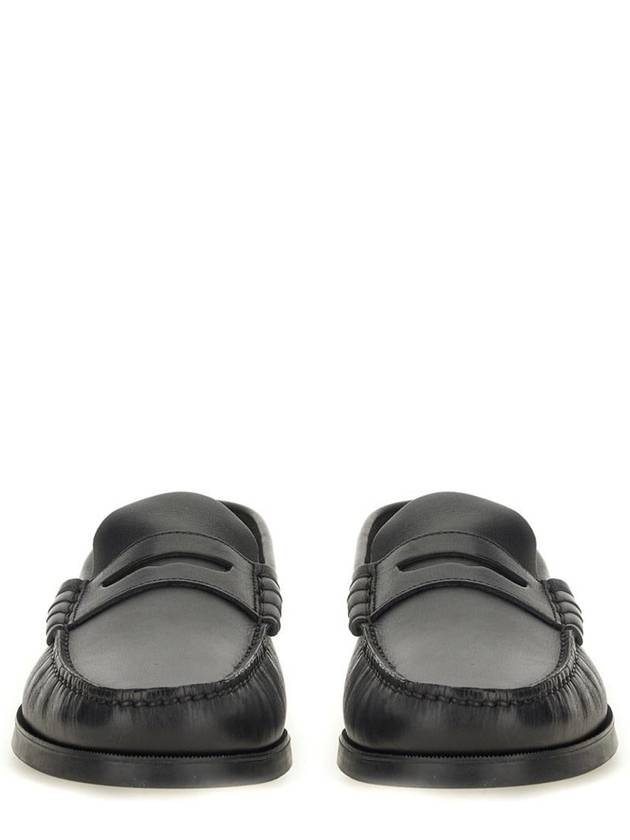 Coraux Leather Loafers Black - PARABOOT - BALAAN 6