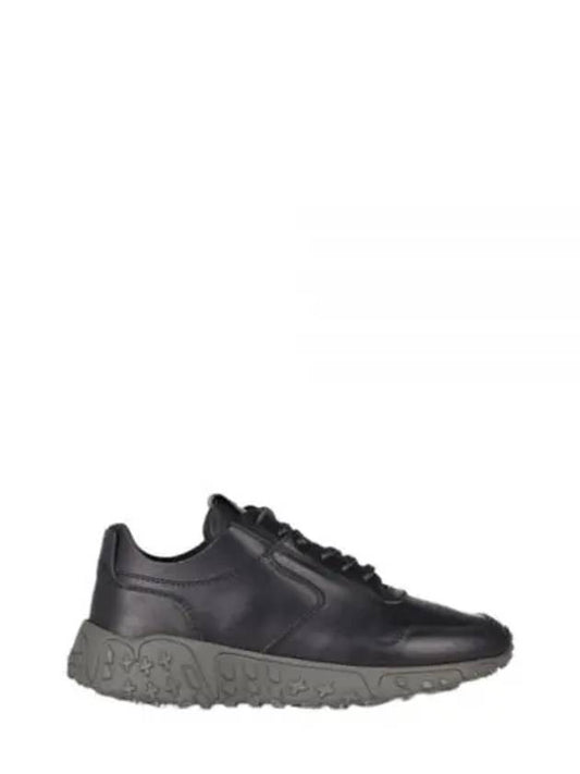 Vinci X Leather Low Top Sneakers Black - BUTTERO - BALAAN 2