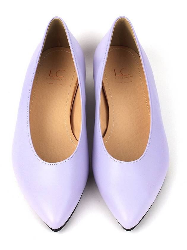 Mocha Flat Shoes Violet - LECHROMAQI - BALAAN 4