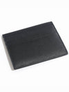 Triangle Logo Saffiano Card Wallet Black - PRADA - BALAAN 3