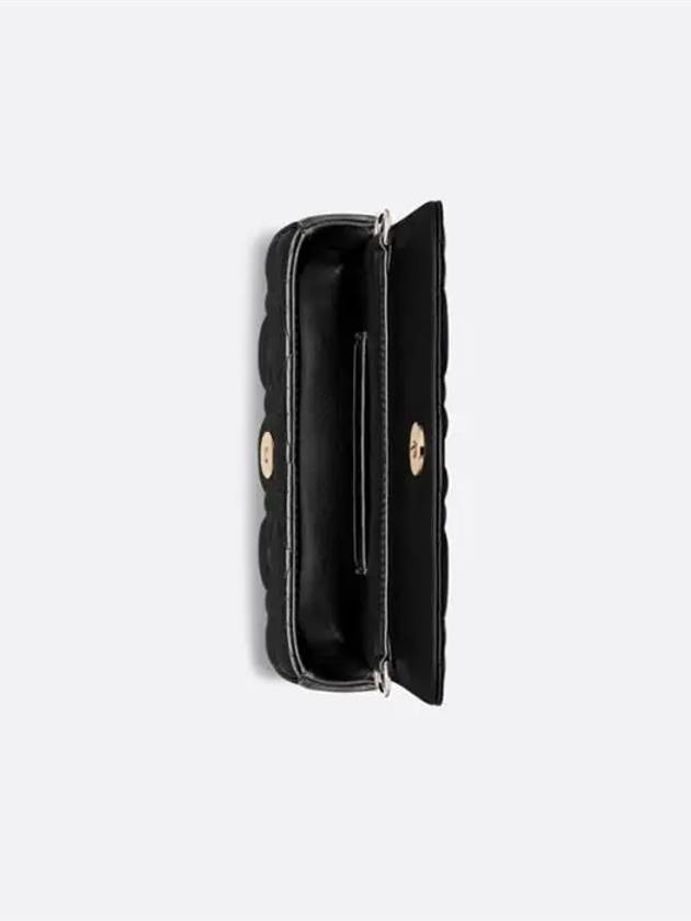 Phone Chain Cannage Lambskin Pouch Bag Black - DIOR - BALAAN 4