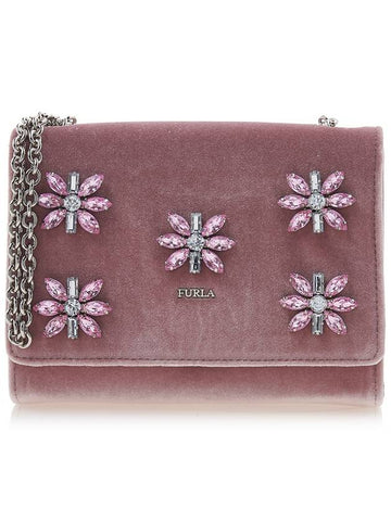 Women’s Chain Mini Cross Bag 1045834 B BZU6 TVP - FURLA - BALAAN 1