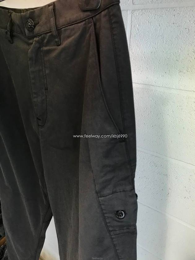 Wappen Shadow Straight Pants Black - STONE ISLAND - BALAAN 5