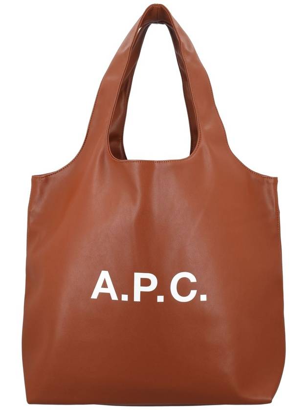 Ninon Logo Print Tote Bag Nut Brown - A.P.C. - BALAAN 2