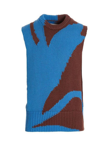 Men's Color Block Vest - JIL SANDER - BALAAN 1