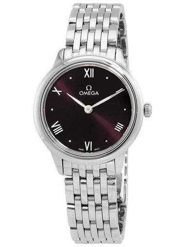 Omega De Ville Quartz Burgundy Dial Ladies Watch 434.10.28.60.11.001 - OMEGA - BALAAN 1